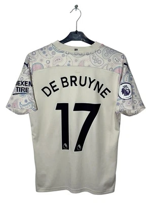 PUMA MANCHESTER CITY 2020/2021 THIRD DE BRUYNE #17 JERSEY CAMISETA TRIKOT SIZE M - Photo 1/4