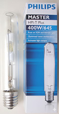 PHILIPS MASTER HPI-T PLUS 400W/645 E40 IODURI METALLICI HQI-T 179906 LUCE BIANCA