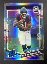 2023 Donruss Optic SILVER Holo PRIZM Will Anderson Jr #246Rated Rookie Free Ship