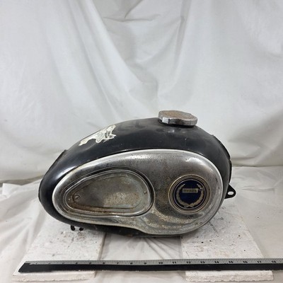 1966 Sears Puch SR175 Allstate Gas Fuel Tank Cap Chrome Panels Austrian Vintage