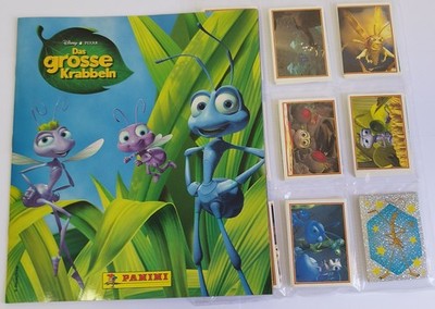 A Bug's Life Album Leeralbum + Komplettset 198 Abzehbilder panini Deutschland