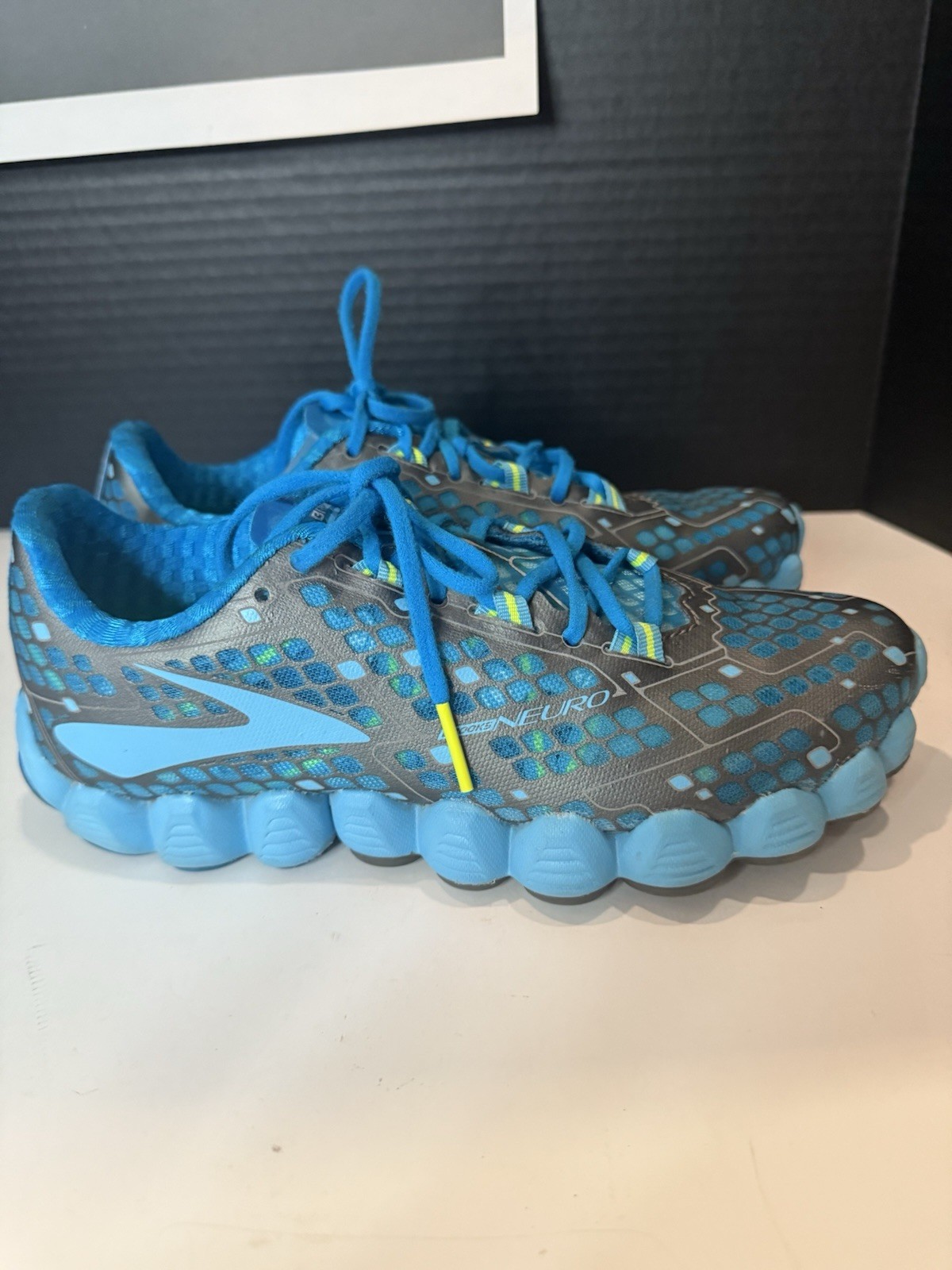 Brooks Women Shoes Neuro Running Sneakers 1202021B460 Blue Gray Size 7 thumbnail 4