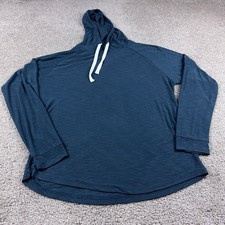 Free Fly Hoodie Mens Medium Blue Pullover Lightweight Bamboo Fishing Stretch