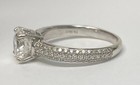 18k White Gold Ring IGI Lab Grown Diamond 1.34 CT Round 0.56 CT Natural Diamonds — photo 9