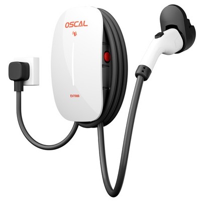 Blackview OSCAL EV7000 EV Ladegerät 7kW Ladestation APP mit 32A Typ 2 Wallbox