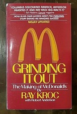 Ray Kroc Grinding It Out The Making of Mcdonalds St. Martin's Paperback Book NEW