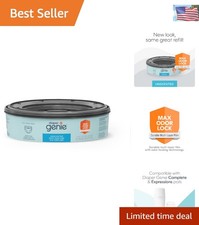 240 Count Diaper Disposal Refill Bags - Odor Lock Discreet Blue Design