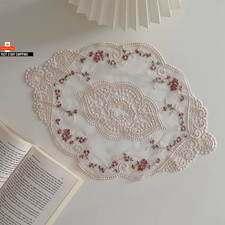 Sottobicchiere vintage pizzo tovaglia pizzo tovaglia ricamo tovaglietta armadio pelliccia