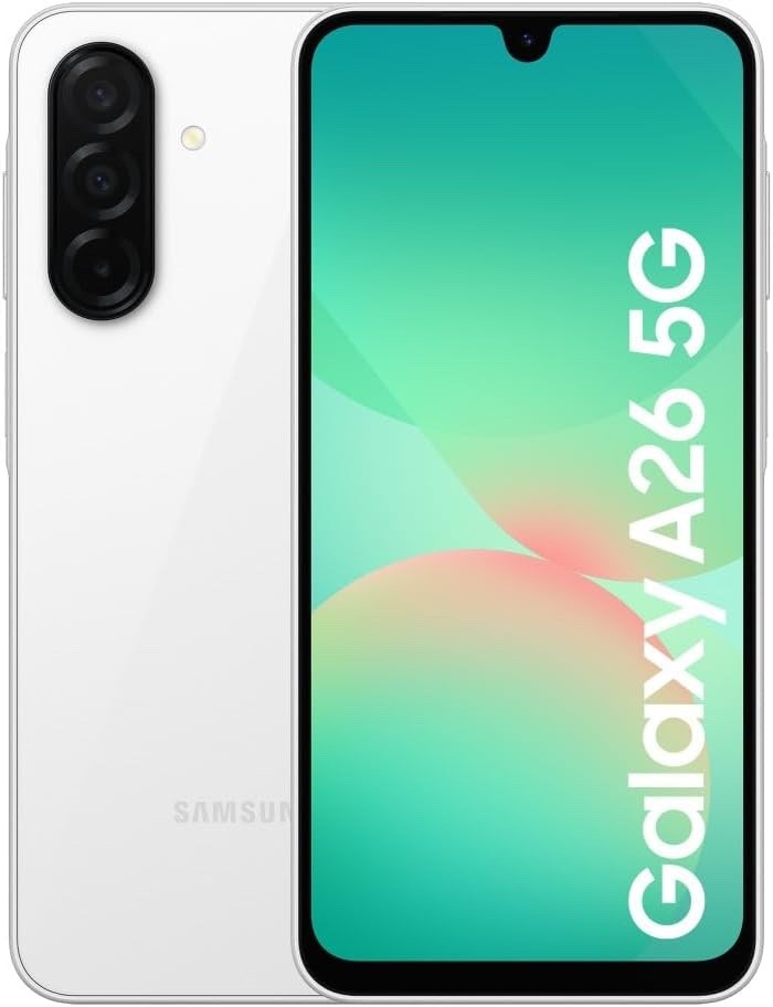 Samsung Galaxy A26 256GB 5G White Android Smartphone Unlocked Warranty Feb 2027