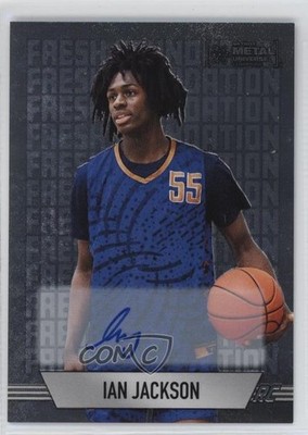 2024 Skybox Metal Universe Champions 19/75 Ian Jackson #14 Auto 0xm8