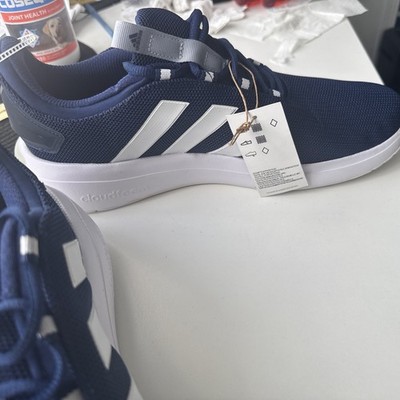 Adidas TR23 Racer Shoes Mens Size 12 Navy Blue Running Sneakers CloudFoam NEW