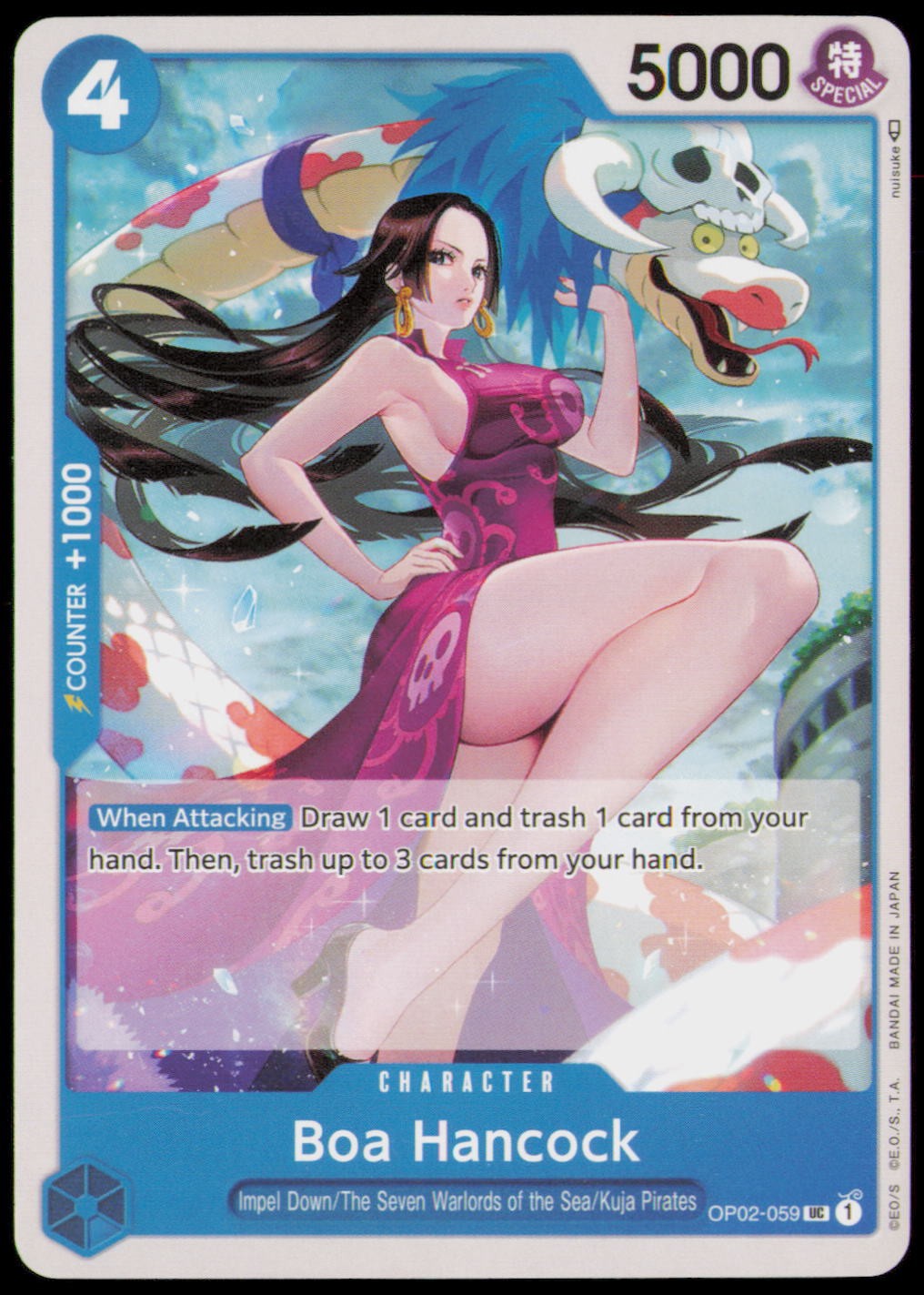 BOA HANCOCK OP02-059 UC PARAMOUNT WAR ONE PIECE NM