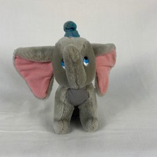 Vintage Dumbo Plush Doll Walt Disney Productions Made in Korea 8"