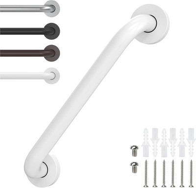 12 Inch Grab Bars for Wall White, Safety Shower Grab Bars for Seniors Elderly Ha