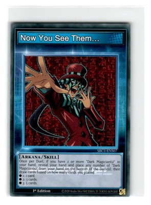 Yu-Gi-Oh! Speed Duel Now You See Them 1st Edition SBC1-ENS07 Lightly Played