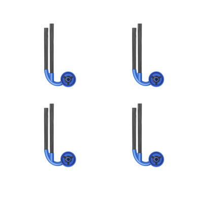 Anti Tangle Side Brush 4 Pack for Ecovacs X9 X9 Pro Robot Vacuum Cleaner