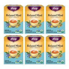 Yogi Calming Tea Blend With Ashwagandha 16 Count Pack Of 6 Relax Stress Support