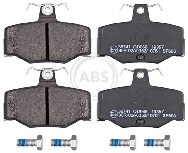 A.B.S. Bremsbelagsatz Scheibenbremse 36741 FüR Nissan Primera Almera P11 P10 2-image