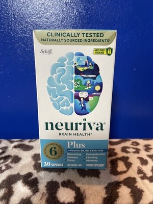 2pac Schiff Neuriva Plus Fast-Acting Brain Performance Capsules - 30 Count