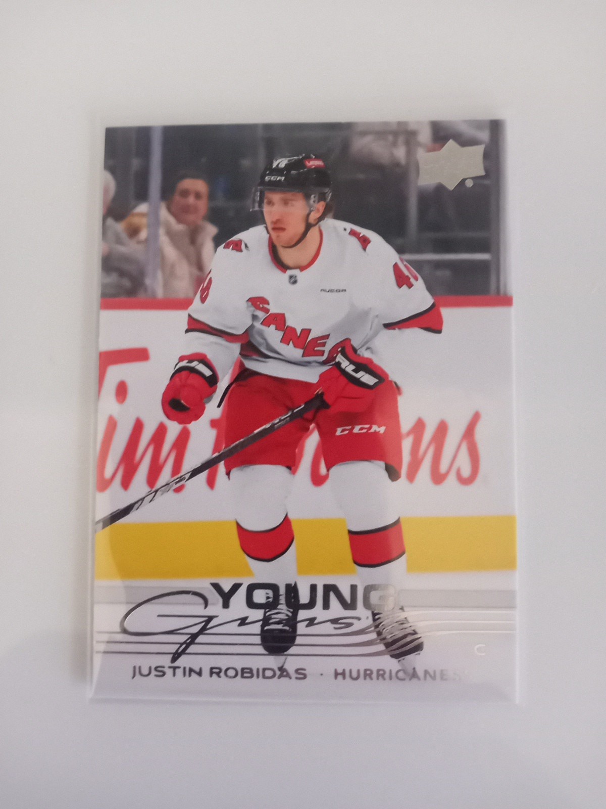 2025-26 Upper Deck Series 1 - Young Guns Justin Robidas #243 (RC)