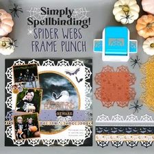 Creative Memories Spider Webs Frame Punch