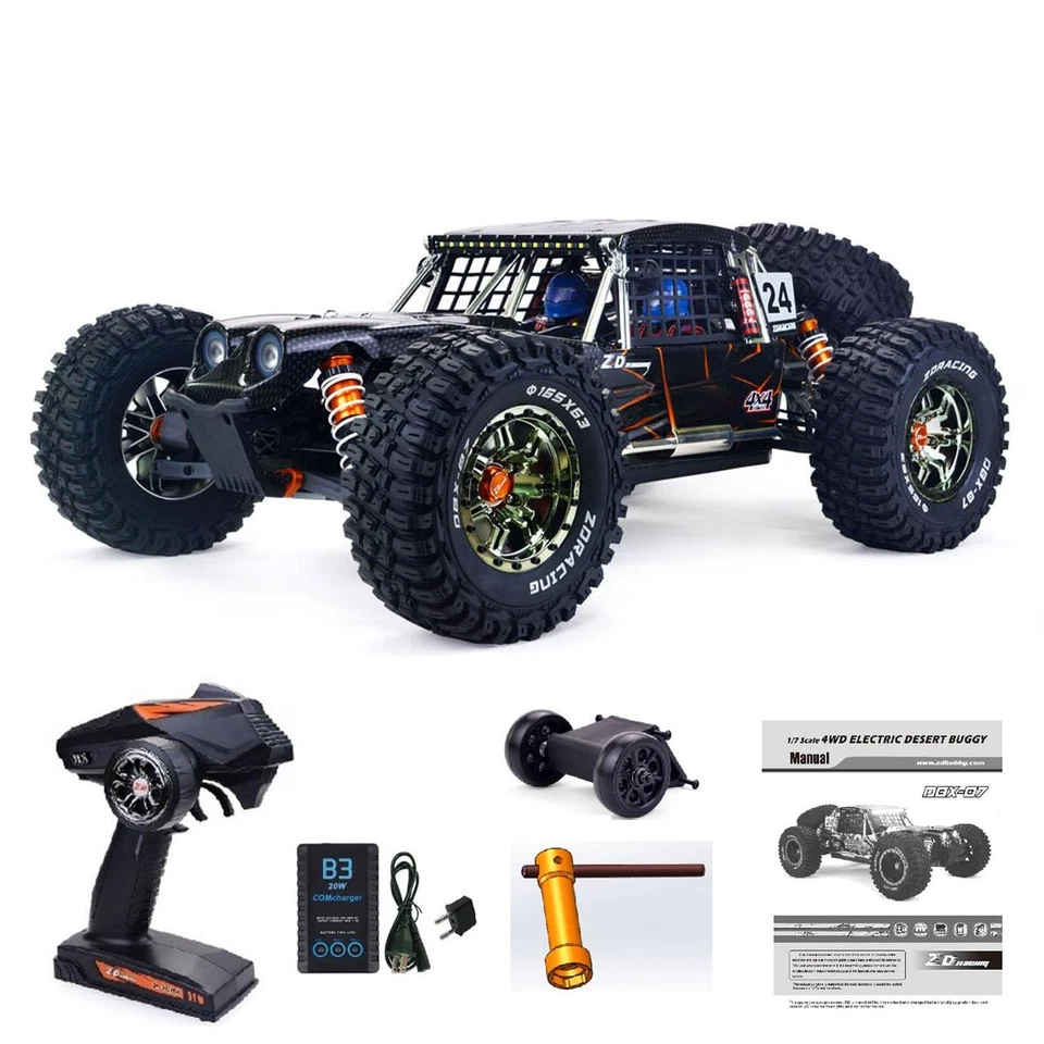 ZD Racing 1/7 4WD RC Desert Buggy Elektro Off Road Auto 80KM/H Brushless Motor