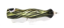 SALE Wood Popper Jelly Floating 220mm 140 Gram Stripe Green (1071)