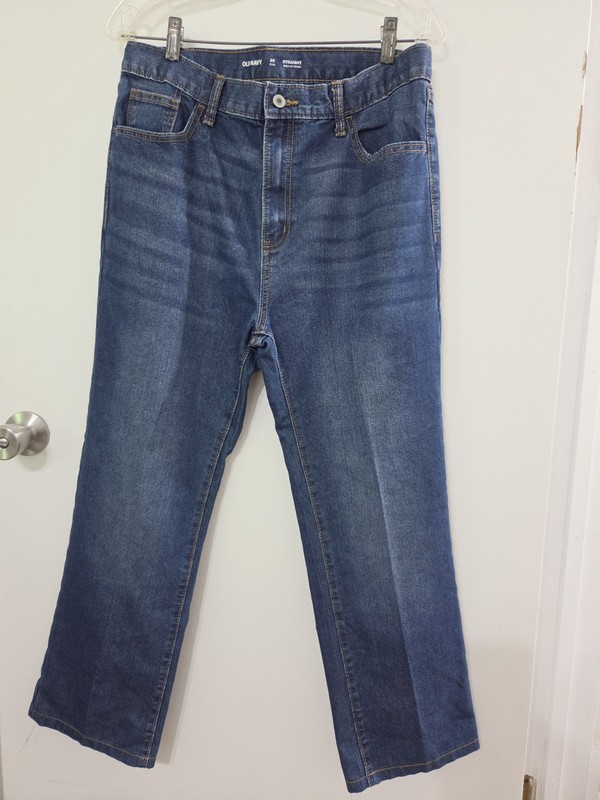 Old Navy Womens Jeans 20plus Straight Build In Tough