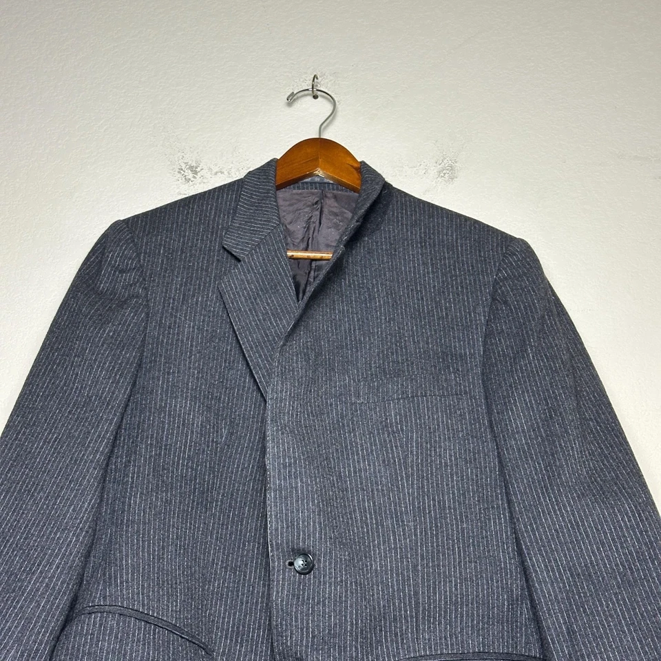 Blazer Abrigo Deportivo Chaqueta Informal Hombre 36 Rayas Lana Preparación De Colección Burton of London Foto 3 de 4