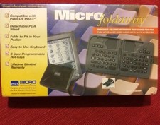  NEW Micro Foldaway Portable Folding Keyboard and Stand for PDA 