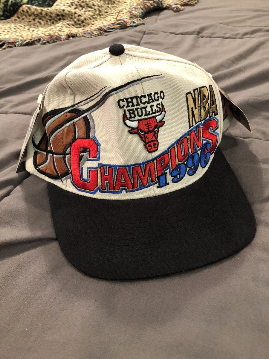 Chicago Bulls Vintage 1996 Championship Cap Nba Cap for men