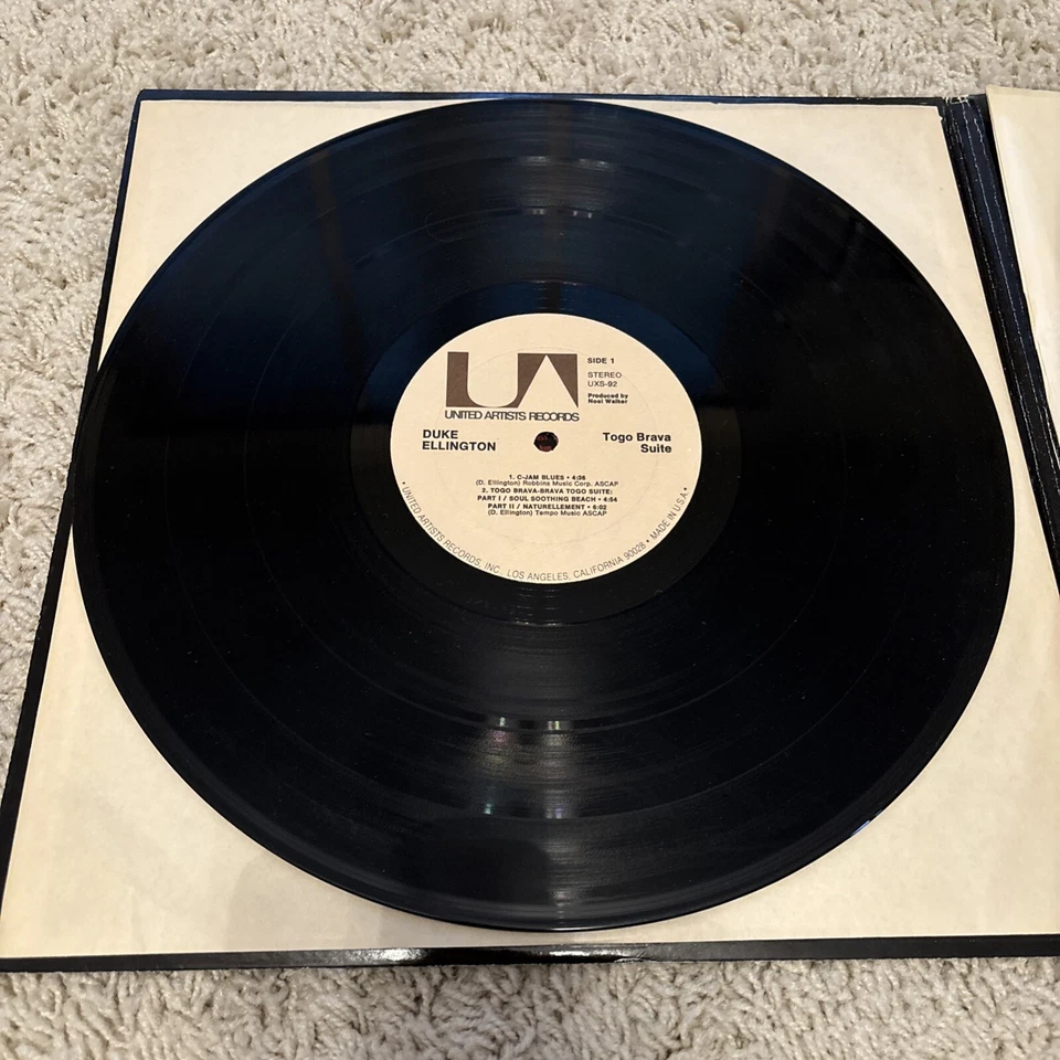 DUKE ELLINGTON TOGA BRAVA SUITE DBL VINYL RECORD LP UNITED ARTISTS UXS-92 JAZZ - Image 4 of 4