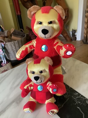 Build a Bear Super Heros Ironman Konvolut (1x groß & 1x klein) Leuchthand '' sehr guter Zustand