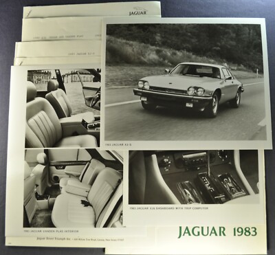 1983 Jaguar Press Release Kit XJ-S Coupe XJ6 Vanden Plas Interior