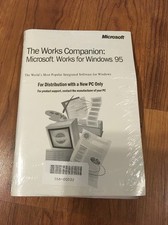 NEW: The Works Companion - Microsoft Works for Windows 95, Version 4.5