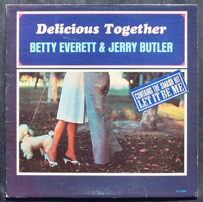 Betty Everett & Jerry Butler- Delicious Together- Vee Jay 1099- Mono- Hype Stkr