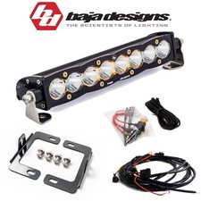 Baja Designs S8 Amber SAE Beam Bumper Mount Light Bar Kit For 21+ Ford Raptor