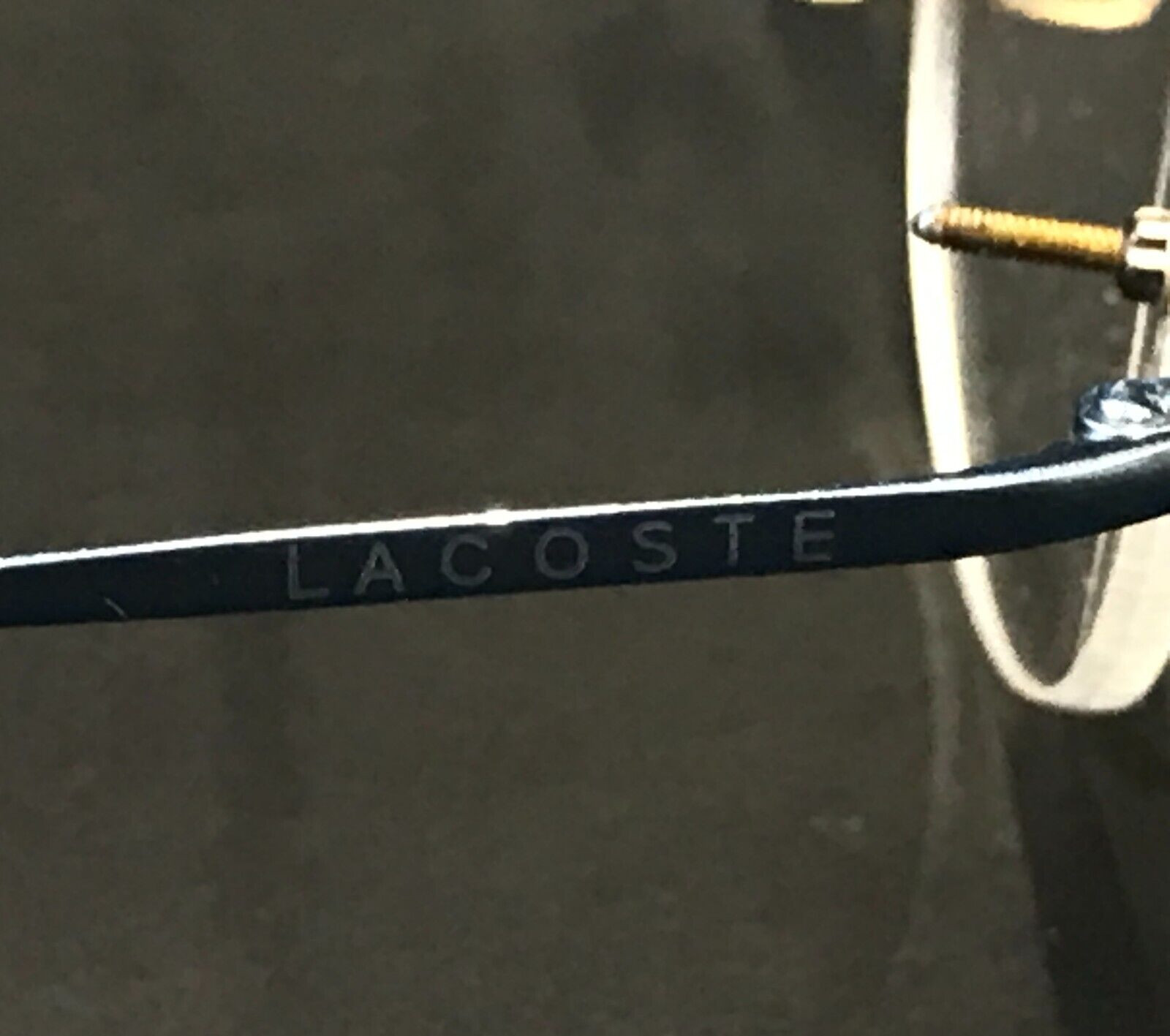 Lacoste Eyeglasses Frames 8024 F1219 Metal Blue Rimless Oval 52-15-135 thumbnail 4