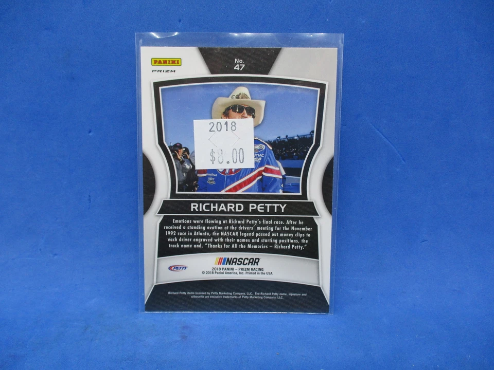 2018 Panini PRIZM PRIZM CAMO VARIATION "The King" #47 Richard Petty BV$7.50 - Image 2 of 2