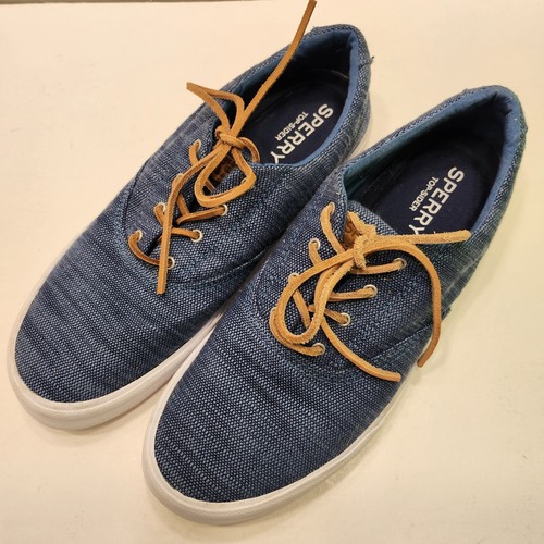 Sperry Top-Sider - 10.5 Mens Blue STS19249 Canvas Boat Shoe TopSider - Picture 8 of 8