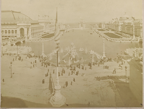 Foto oficial del gabinete de la exposición colombiana de 1893 C D Arnold - Imagen 4 de 4