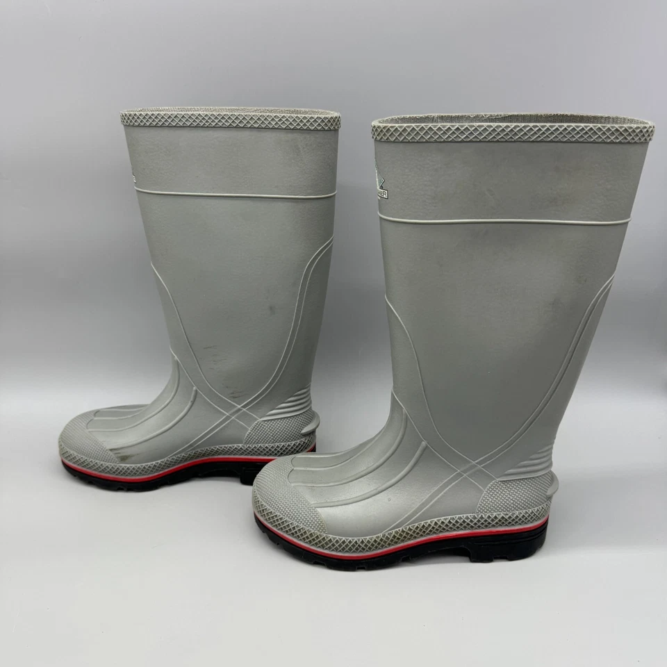 Northerner Servus PVC Chemical Resistant Boots Men's 5 Gray Made In USA - Image 3 of 4