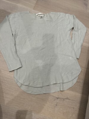MAX STUDIO 100%  2PLY CASHMERE SWEATER WOMENS SZ M MINT
