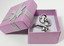 Avon Spoon Ring Key Wrap Style Circa 1970's 925 Sterling  Adjustable