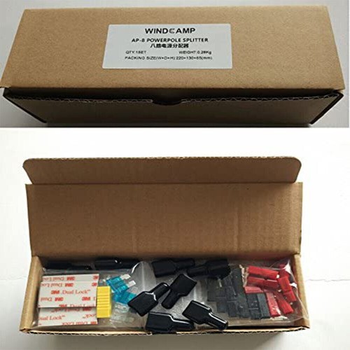 AP-8 8 Port 40A Connector Power Splitter Distributor Source Strip 8 Output HAU - Foto 9 di 10