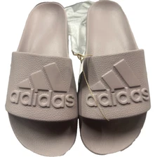 Unisex Adidas Adilette Aqua Slide Sandals Preloved Fig Size Men's 11 Woman's 12