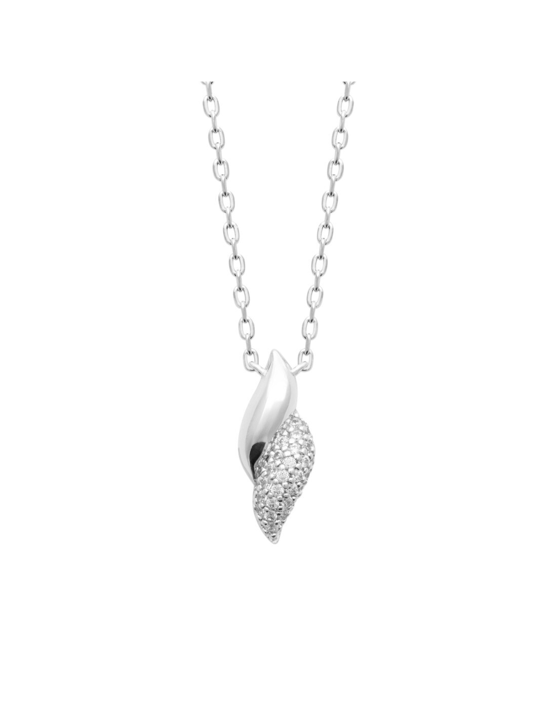 Pendentif double flamme argent et zirconium le cadeau symbolique idéal