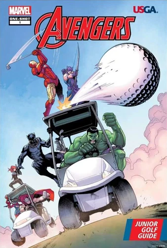 AVENGERS JUNIOR GOLF GUIDE 1 USGA GIVEAWAY PROMO & TEACHERS GUIDE NM