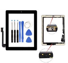 Touch Screen Glass Digitizer replacement for iPad 3 A1416 A1403 A1430 Black