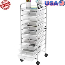 Utility Cart 3 Drawer Rolling Storage Art Craft Organizer on Wheels Heavy Duty